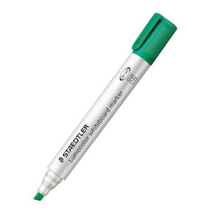 Staedtler: Staedtler Whiteboard Marker Lumocolor 351 B Chisel Tip Green