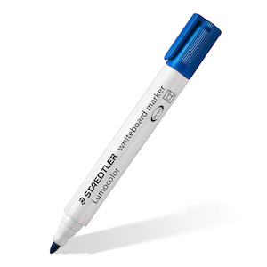 Staedtler Whiteboard Marker Lumocolor 351-3 Bullet Tip Blue