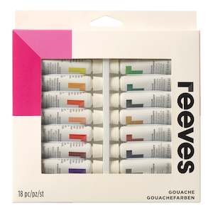 Other Paints: Reeves 10ml Gouache Paints Set of 18