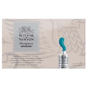 Winsor & Newton Designers 14ml Gouache Paints Primary Set Of 6