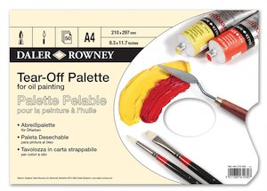 Painting Accessories: Daler Rowney Vegetable Parchment Tear Off Palettes