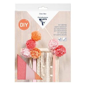 Clairefontaine Macrame Decoration Crepe Paper Kit