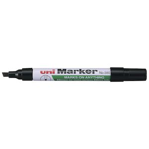 Markers: Uni Permanent Chisel Tip Markers