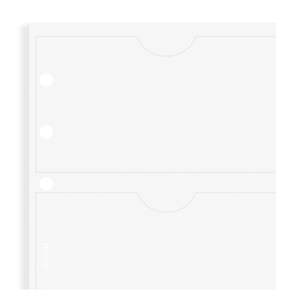 Filofax Business Card Holder Double Sided (holds 16 Cards) A4