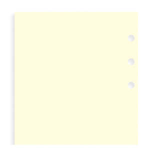 Filofax Personal Organiser/Clipbook Cotton Cream Notepaper Refill