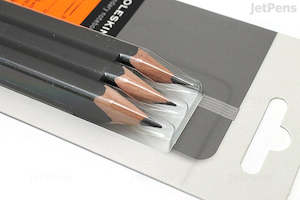 Pencil Case Backpack: Moleskine Matte Black Pencils Set Of 3