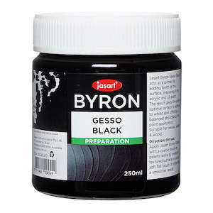 Jasart: Jasart Byron 250ml Black Gesso