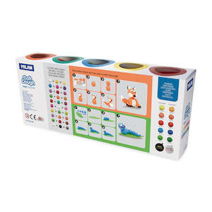 Milan: Milan Basic Colours Assorted Soft Dough Set Of 10