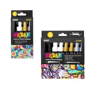 Kent Urban Acrylic Paint Marker - Icon Sets