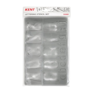 Kent Lettering Stencil 50mm