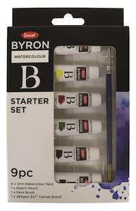 Jasart Byron Watercolour Paints Starter Set Of 9