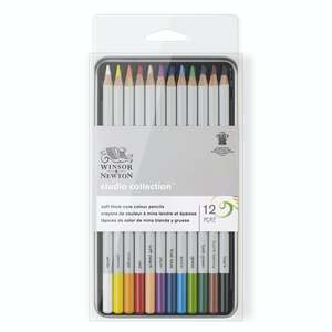 Winsor & Newton Studio Coloured Pencils Set of 12