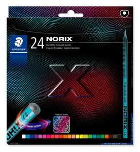 New Arrivals: STAEDTLER Colouring Pencils - NORIX - 24 Assorted Colours - Pack of 24, 186 C24