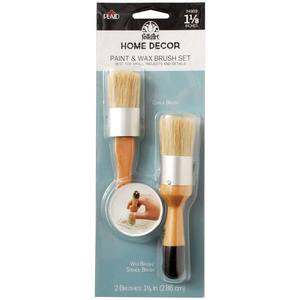 FolkArt Small Paint And Wax Brush Set