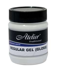 Paints Painting Accessories Mediums: Atelier Regular Gloss Gel 250ml