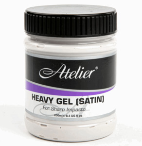 Paints Painting Accessories Mediums: Atelier Heavy Gel Satin 250ml