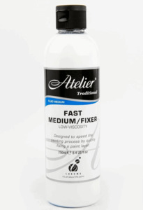 Paints Painting Accessories Mediums: Atelier Fast Medium/Fixer 250ml