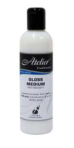 Paints Painting Accessories Mediums: Atelier Glazing Liquid Gloss 250mL Medium