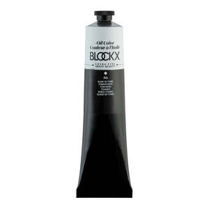 Oil Colour: BLOCKX Artists' Oil Paints 200ml Titanium White