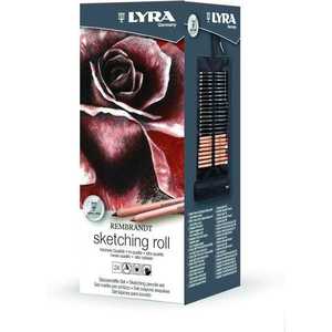 Drawing Sketching And Calligraphy: Lyra Rembrant Sketch Pencils Roll of 24