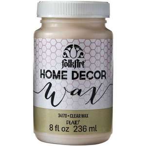 FolkArt Home Decor Clear Wax 237ml
