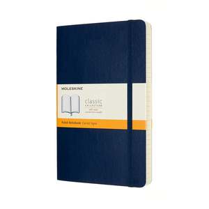 Moleskine Notebook Large Expanded Ruled Sapphire Blue Soft