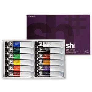 Oil Colour: ShinHan SH 50ml Oil Colour Paints Set Of 12
