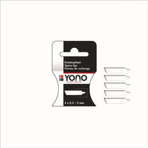Paint Markers: Marabu YONO Spare Nib Chisel Pack Of 5