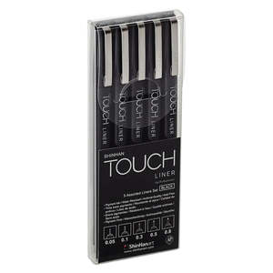 ShinHan Touch Liner Set of 5 Black