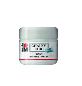 Craft Clay Modelling Resin Art: Marabu Chalky Chic 225ml Matte Varnish