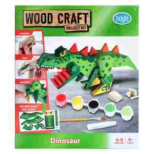 Kids Art Craft Learning: Boyle Dinosaur Wood Craft Project Kit