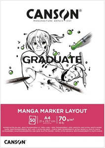 Canson Graduate Manga Layout 70gsm 50 Sheet Pads