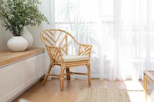 Home Decor: Chippendale Rattan Dining Chair