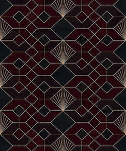 Gold Wallpaper: Deco Obsidian Mural Wallpaper