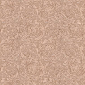 Copper Wallpaper: Versace Floral Garland Wallpaper - Copper Pink
