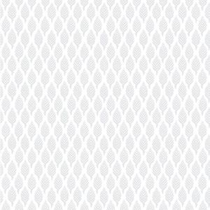 Dun Diamond Leaves Wallpaper - Silver