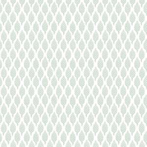 Dun Diamond Leaves Wallpaper - Green