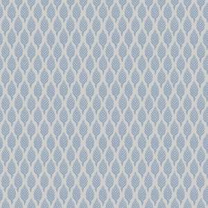 Silver Wallpaper: Dun Diamond Leaves Wallpaper - Blue