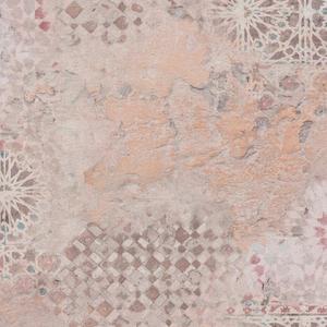 Sample - Barcelona Mosaic Wallpaper - Brown - Orange