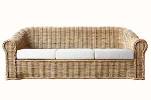 Vogue Wicker 3-Seater - Natural SALE - PICK UP ONLY