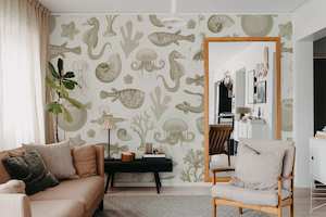 Sea Life - Sand - Custom Sized Wallpaper Mural (per m2)