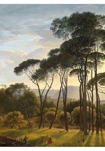 Italian Landscape Mural - 260 cm High x 384cm Wide