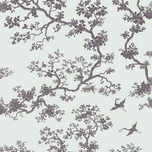 The Cranes - Florence Broadhurst Wallpaper - Cloudburst