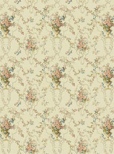 Rose Antique - Custom Sized Wallpaper Mural (per m2) - Warm Multi