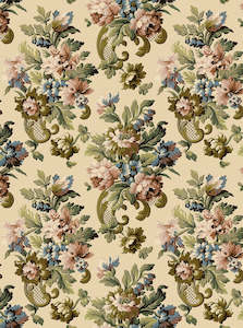 Fredrika - Custom Sized Wallpaper Mural (per m2) - Green Multi