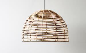 Maitai Cane Pendant Light Shade SALE - PICK UP ONLY