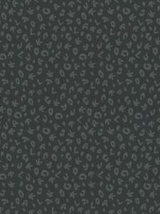 As Creation: Leopard - Karl Lagerfeld Wallpaper - Charcoal