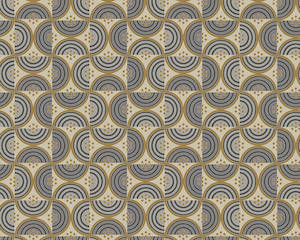Purple Wallpaper: Baroque Pattern II Wallpaper - Sand