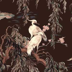 Zeus Hybrid Mural Wallpaper - House of Hackney - Carob