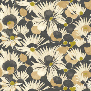 Yellow Wallpaper: Suiren Wallpaper - Ebony